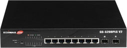 Edimax GS-5208PLG V2 - Managed Netwerk Switch - 8x Gigabit PoE+ en 2x SFP