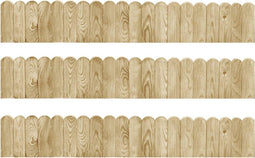 vidaXL - Gazonranden - 3 - st - 120 - cm - geïmpregneerd - grenenhout