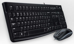 Logitech MK120 - Toetsenbord en Muis - Comfortabele vlakke toetsen en optische muis - Qwerty NL
