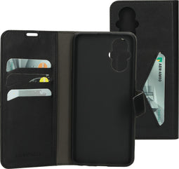 Mobiparts Classic Wallet Case - Flip Cover - Ruimte voor pasjes - Zwart