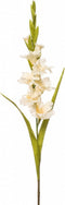 Emerald Kunstbloem Gladiolus Spray - Polyester - Wit - 0 x 93 x 0 cm (BxHxD)
