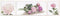 Thea Gouverneur - Borduurpakket met telpatroon - 433 - Voorgesorteerde DMC Garens - Pioenrozen - Linnen - 82 cm x 20 cm - DIY Kit