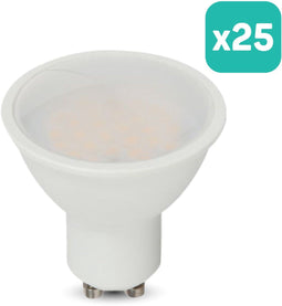 V-TAC VT-2333 - GU10 LED-kunststofspot 2,9 W - Warm wit/Daglichtwit/Wit