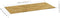 vidaXL - Tafelblad - rechthoekig - 23 - mm - 100x60 - cm - massief - eikenhout