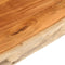 vidaXL - Tafelblad - rechthoekig - natuurlijke - rand - 120x60x2,5 - cm - acaciahout