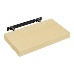 WOLTU RG9372kei - Wandplank - MDF hout PVC fineer - 40 x 22,9 x 3,8 cm - geel eiken