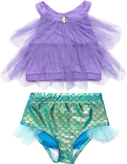Great Pretenders Verkleedkledij Bikini Zeemeermin - Multi - Maat 3-4 jaar