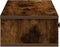 vidaXL - Wandschap - met - lades - 100x37,5x19 - cm - bewerkt - hout - gerookt - eiken