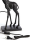 Light & Living Tafellamp Giraffe - 68cm - Zwart/Crème