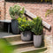 Capi Europe - Bloempot bol Groove NL - Breukbestendig - Antraciet - Ø29 cm