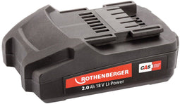 Rothenberger 1000001652 - Accupack 18V 2Ah - Li-Ion met AIR COOLED technologie