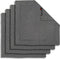 KOOK Servetten Gemeleerd Zwart - 4 Stuks
