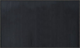 vidaXL - Vloerkleed - rechthoekig - 60x100 - cm - bamboe - zwart