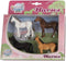 Kids Globe SET Houten paardenstal 2 boxen (roze/1:24) + 4 paarden