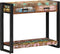 vidaXL - Console - Tafel - - - Meerkleurig - Massief - Gerecycled - Hout - en - Metaal