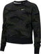 Nike Dri-FIT Get Fit Camo Sporttrui Dames - Losvallend - Zwart/Grijs - Maat L