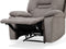 BERGEN - TV-fauteuil - Beige - Polyester
