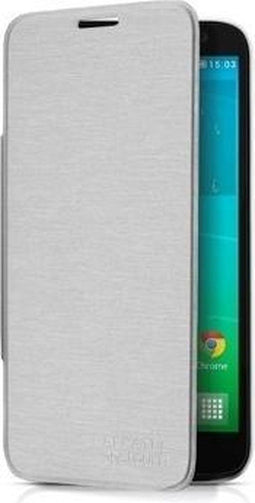 Alcatel One Touch Idol 2s - Flip Cover - Origineel - Zilver