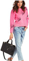 GUESS Janay Status Satchel - Handtas met portemonneetje - Zwart