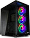 TALIUS Cronos - Desktop PC - ATX EATX micro ATX - 3x 120 mm ventilators - Zwart