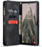 Caseme Geschikt voor Samsung Galaxy S24 Ultra hoes - Vintage 2 in 1 portemonnee - Zwart