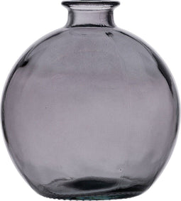 Vaas Grijs Gerecycled glas 16 x 16 x 18 cm