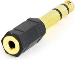 6,35 mm naar 3,5 mm audio-adapterstekker