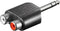 6,35mm Jack (m) - Tulp stereo (v) audio adapter