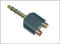 6,35mm Jack (m) - Tulp stereo (v) audio adapter
