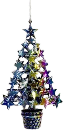 6.5 inch Star Tree Orna. 5x5x10 cm kerstornament