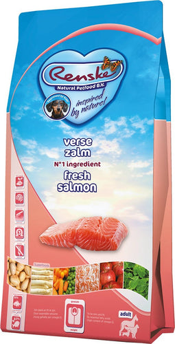 6,5 kg Renske super premium adult zalm graanvrij hondenvoer