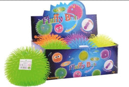 6 Fluffy bal Effen 23 cm. in doosje 24299