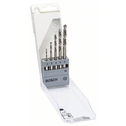 6-knt. 1/4" houtboorset 2,3,4,5,6