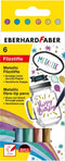 6 Metallic viltstiften Eberhard Faber 551006
