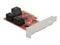 6 Port SATA PCI Express X4 -kaart - FORM FORFOR LAGE PROFILE