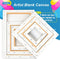 6 Stuks Kunstenaar Leeg Canvas Diverse Grootte Art Canvas Brancard Acryl Olieverf Water Board