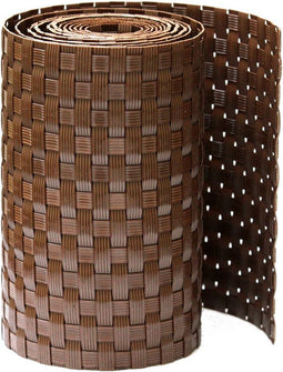 6 stuks! Privacystrook wicker bruin