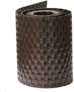 6 stuks! Privacystrook wicker bruingemeleerd