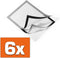 6 X Durable Duraframe infokader - A3 formaat - Zilver - Magnetische sluiting