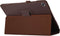 Lunso - Geschikt voor Lenovo Tab M10 Plus Gen 3 (3e generatie) - Stand flip Bookcase hoes - Bruin
