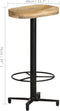 vidaXL - Barkrukken - 2 - st - 76 - cm - massief - mangohout