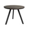 Roxxz Design Industrial Dining Table Round - Oak - Smokey Black - 120x120 cm