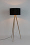 Zuiver Tripod Vloerlamp/ Staande driepoot lamp Wood Zwart