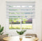 vidaXL Zebra - rolgordijn - 125x150 cm - 100% polyester - wit