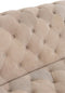 J-Line sofa 3 Zit Knopen Suede - kunststof - beige