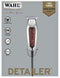 Wahl Detailer 5 Star T-Wide - Baardtrimmer - Snoertrimmer met roestvrije messen - Bordeaux