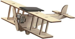 Solexpert Bouwpakket - Dubbeldekker vliegtuig met zonnepaneel