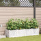 vidaXL - Tuinplanters - met - Waterirrigatiesysteem - - - 4 - stuks - - - Wit
