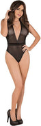 LINGERIE OUTLET Diep Decolleté met Klikkruis - M black L/XL