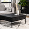 Roxxz Design Industrial Coffee Table Lava - Black - 80x80 cm